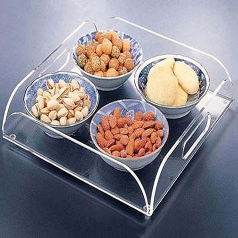 Hotel acrylic food tray