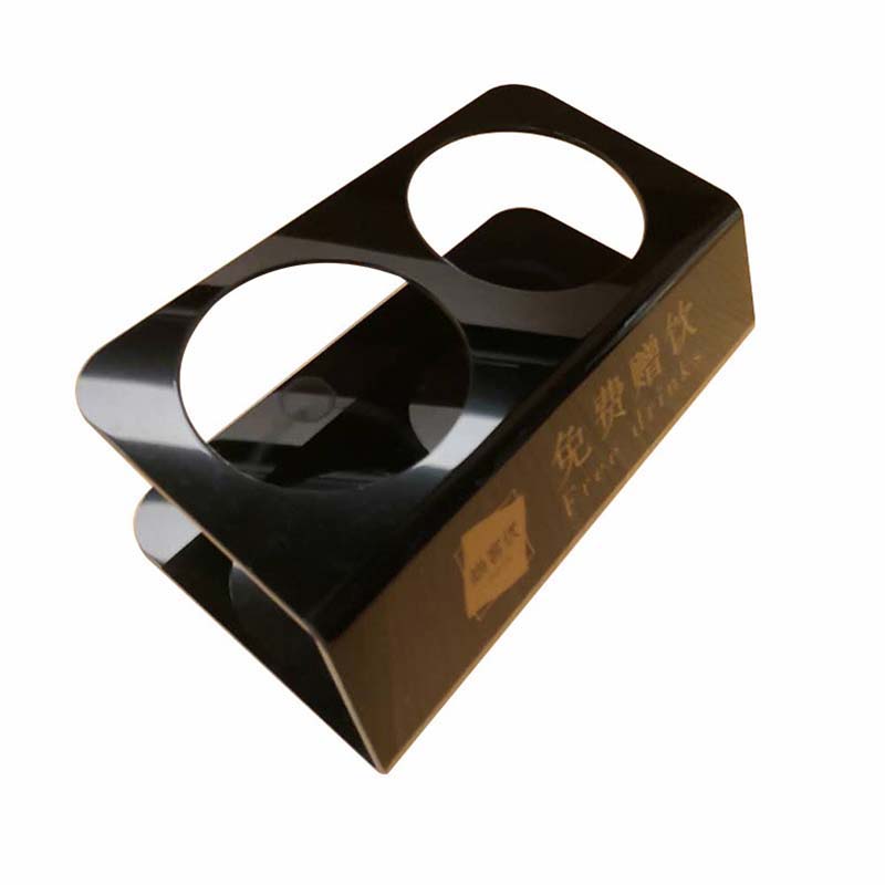 Special acrylic beverage stand for hotel rooms