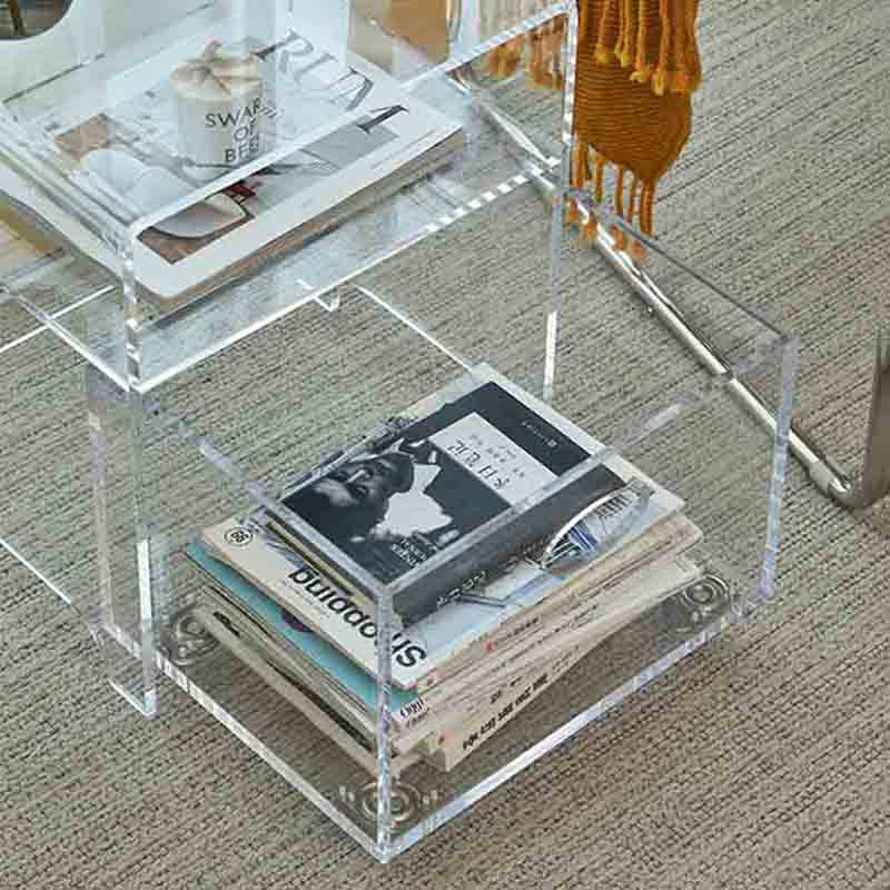 acrylic bedside table