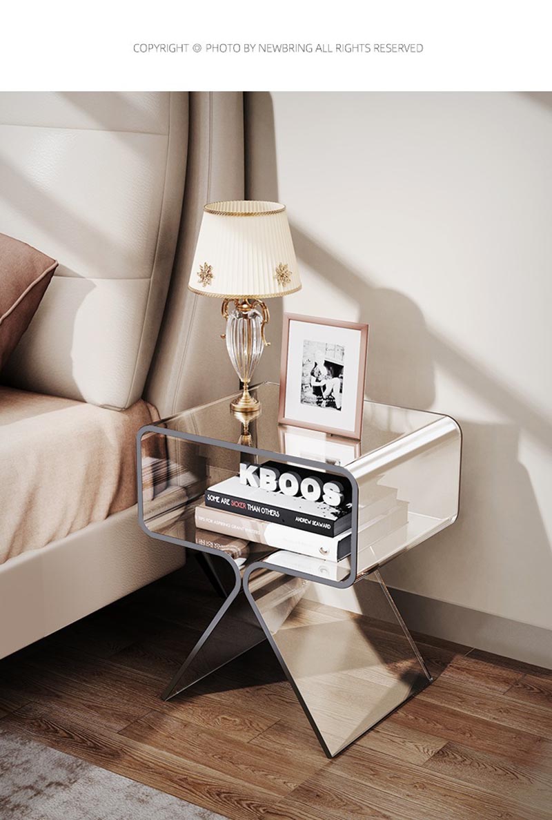 acrylic bedside tables