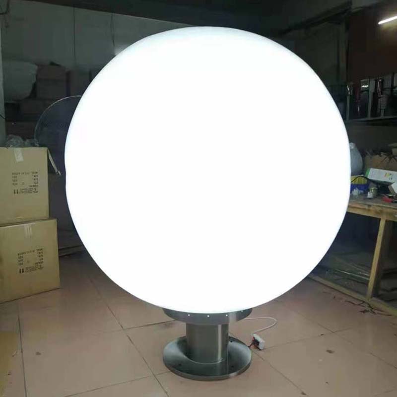 large acrylic spherical lamps