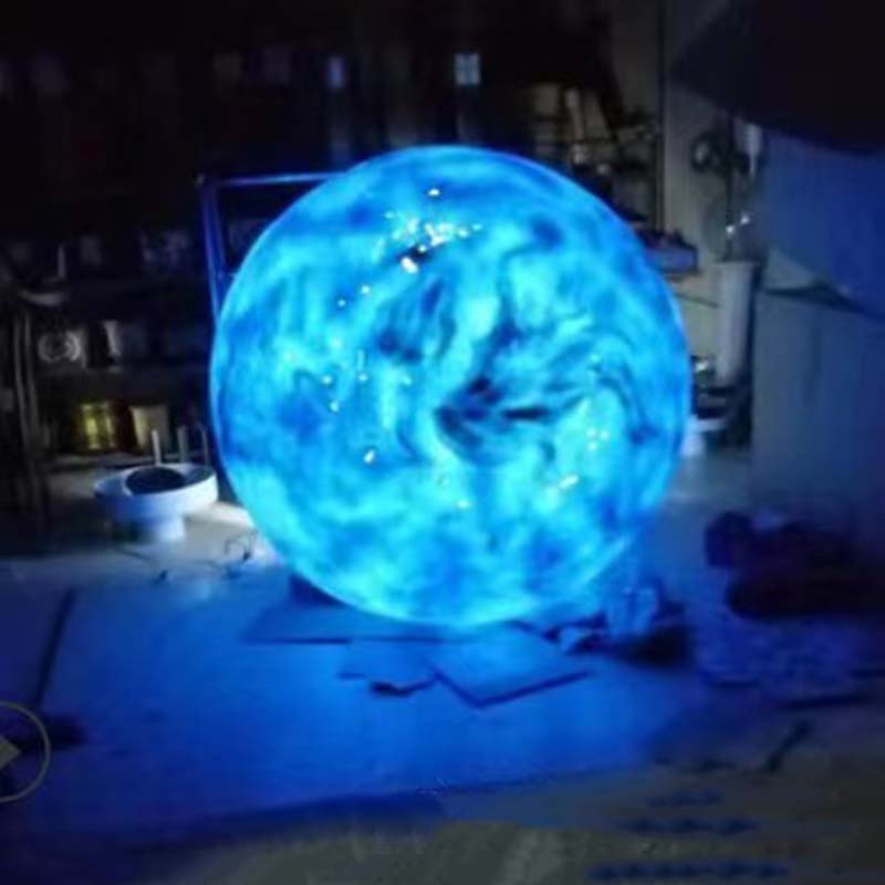 Customized large decorative spherical lamps with light emission and hand-painted earth can be made in any pattern
