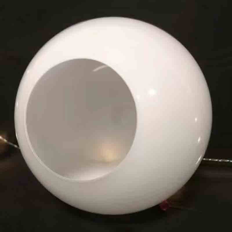 Circular lampshades are factory-customized