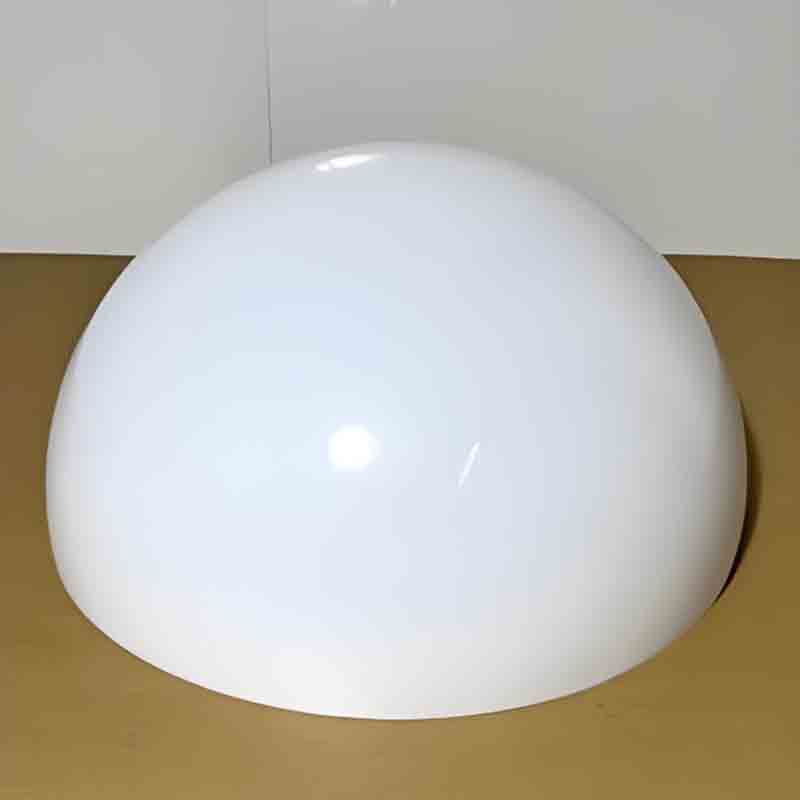 Customized white acrylic semi-circular lampshades by Chinese manufacturers