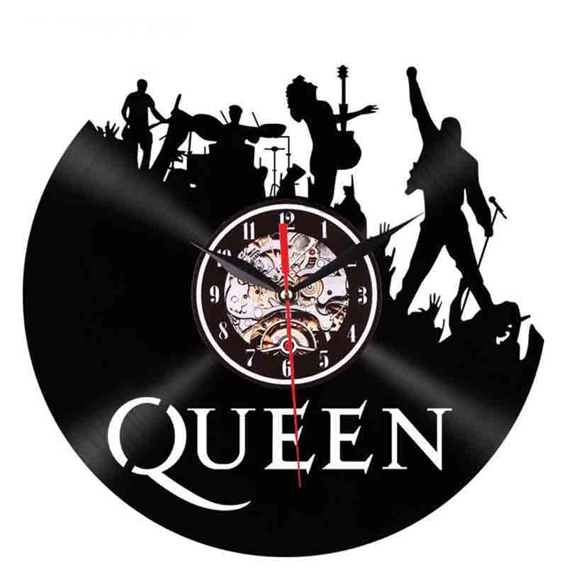 Customized acrylic wall clock with record patterns from the factory