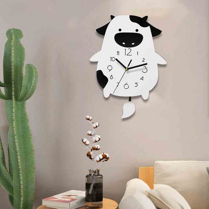 cow Pattern acrylic Wall Clockg