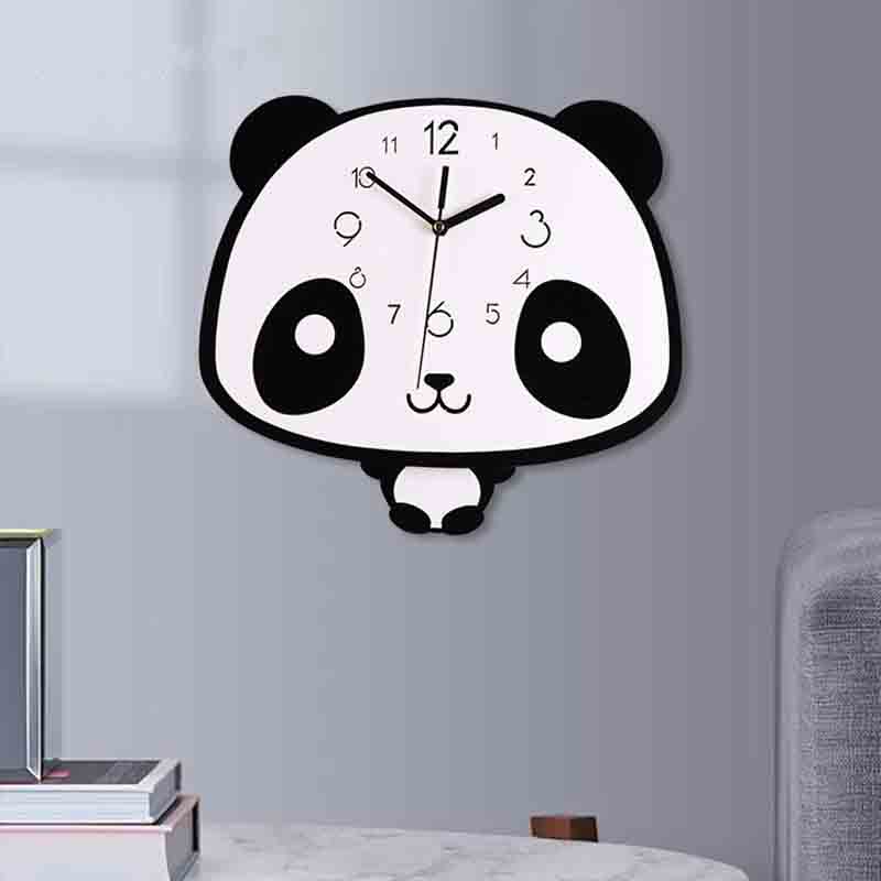 Big Head Panda Acrylic Wall Clock