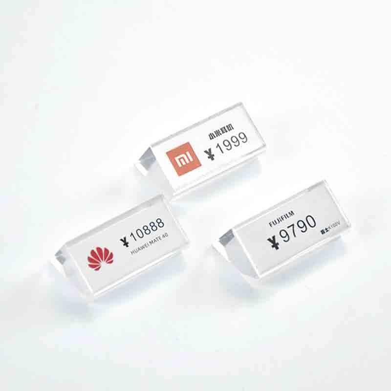 Acrylic Price Sign Plate Customized