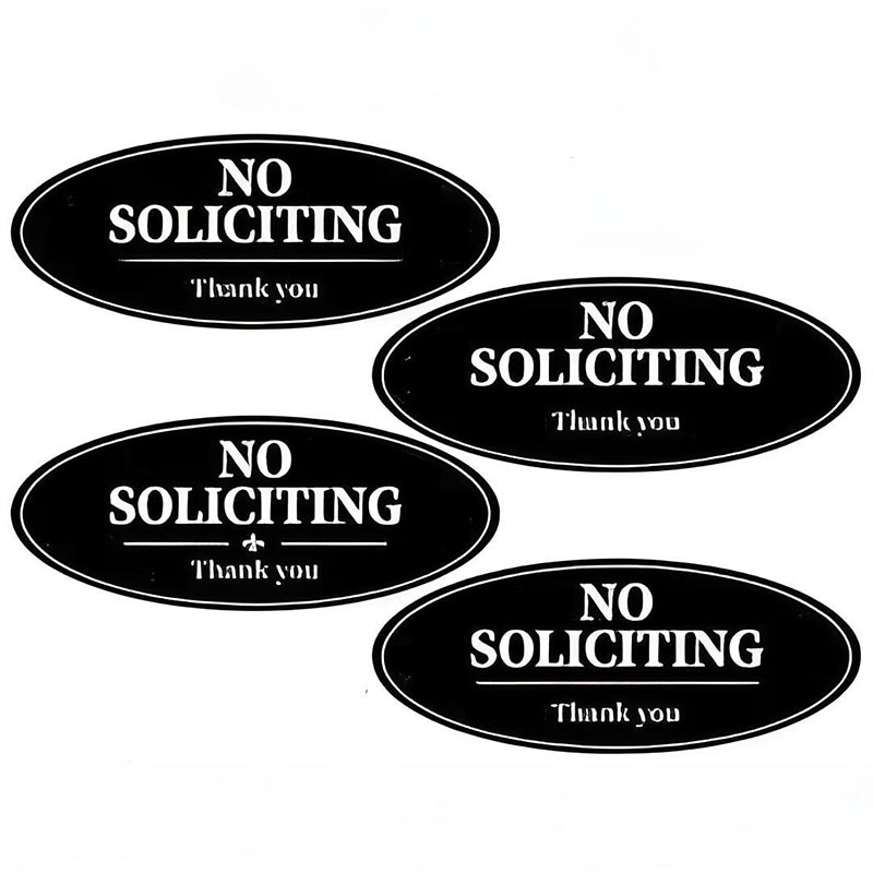 Customized acrylic printed no-smoking signboards