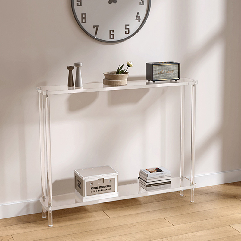 Transparent and detachable acrylic entrance table customized