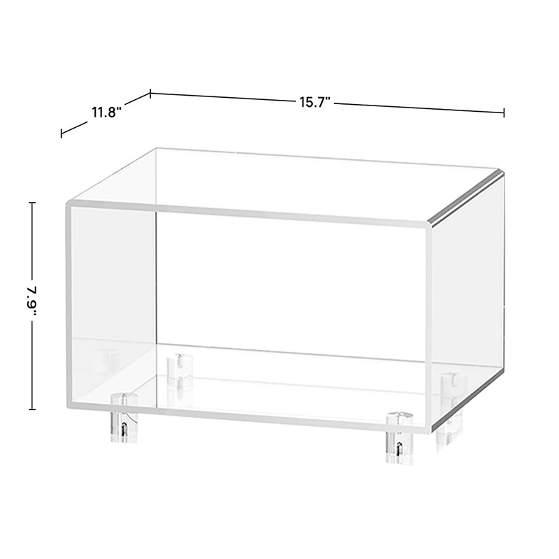 acrylic bedside table