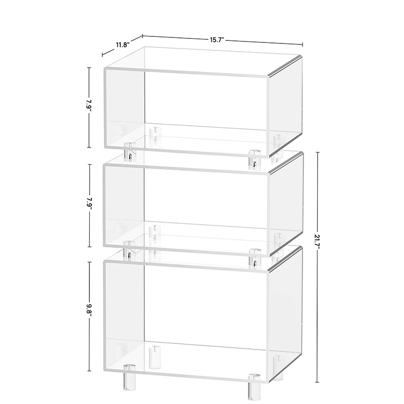acrylic bedside table