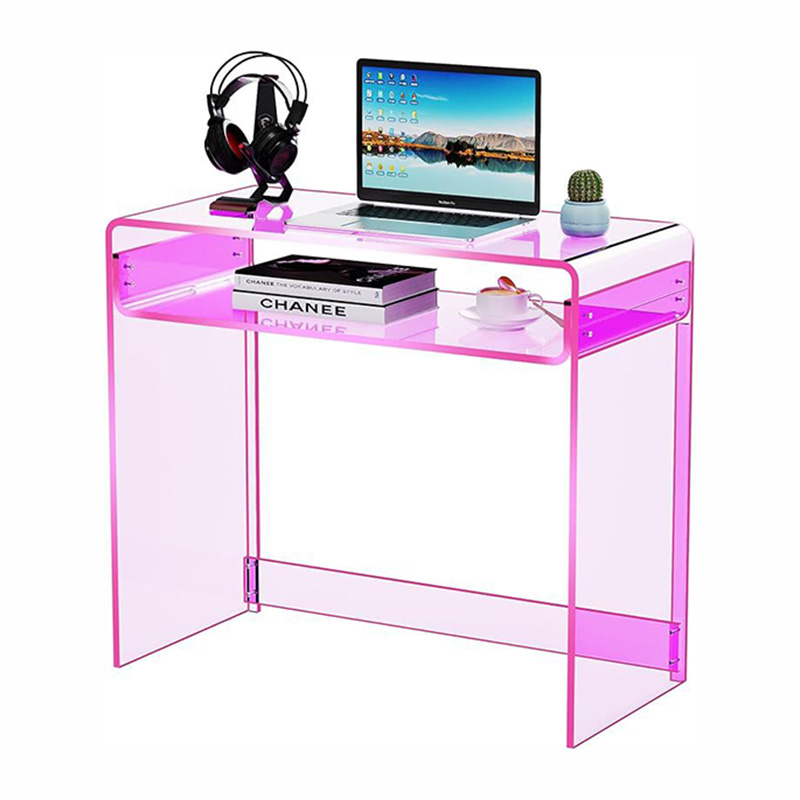 Customized acrylic computer desks from manufacturers