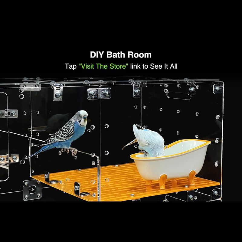 Acrylic birdcages produced by Chinese factories