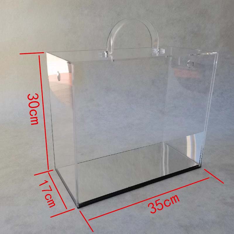 acrylic hand-held flower boxes