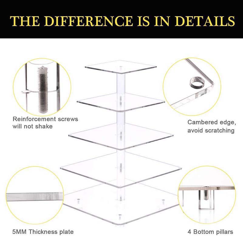 acrylic cake display stand